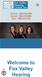 Mobile Screenshot of foxvalleyhearingcenter.com